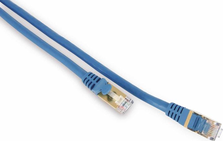 Produktbild Goobay Netzwerkpatchkabel CAT.6 RJ45, 1:1, 0,5 m, blau (S/FTP, SFTP, CAT6, 0.50 m)