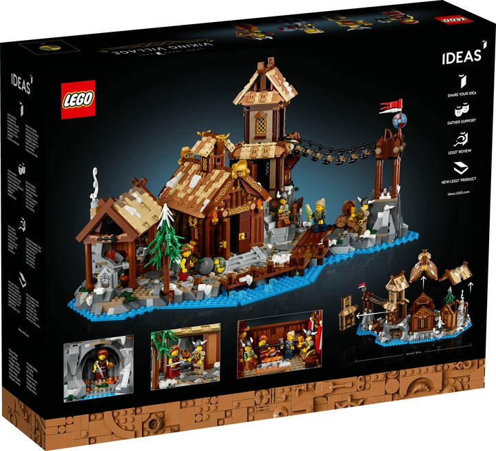 Produktbild LEGO Wikingerdorf (21343, LEGO Ideas, LEGO Seltene Sets)
