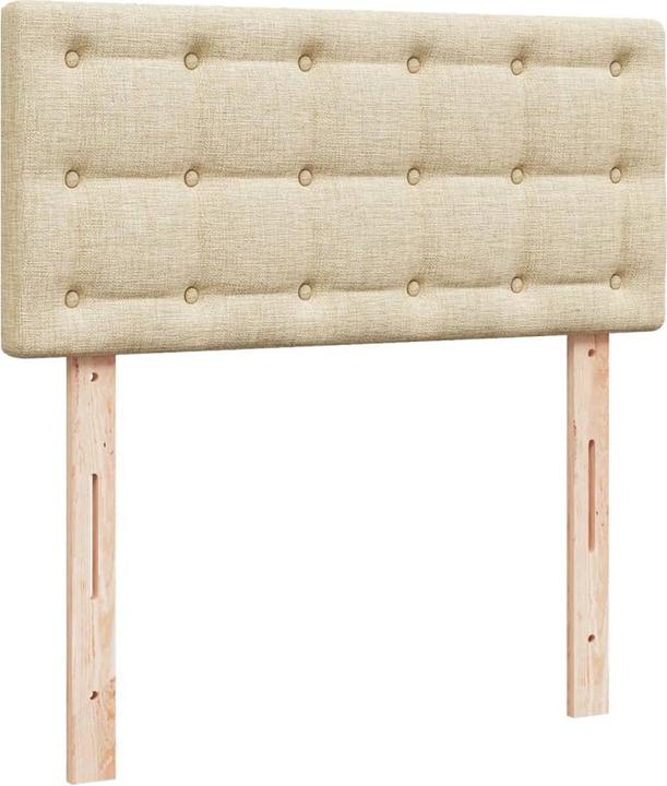 Produktbild VidaXL Bo x springbett mit Matratze 90 x 200 cm Stoff (90 x 200 cm, 90 x 200 cm)