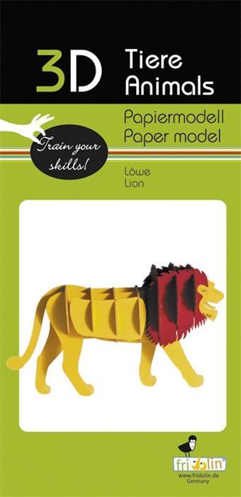 Fridolin Modèle en papier 3-D "Lion