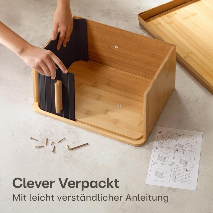 Actual product image Praknu Brotkasten mit Schiebetür