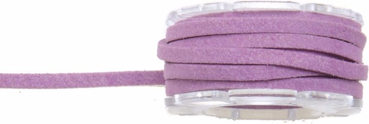 Glorex Lederband Velour 3 mm flach
