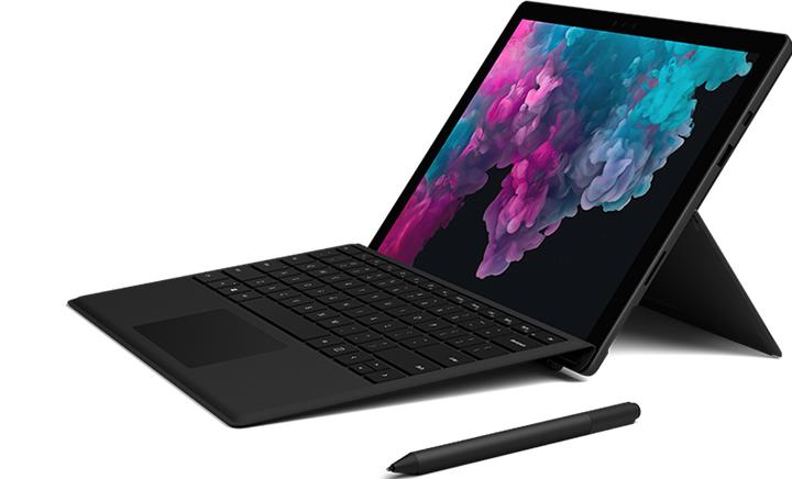 Image du produit Microsoft Surface Pro 6 (12.30", 256 Go, Noir)