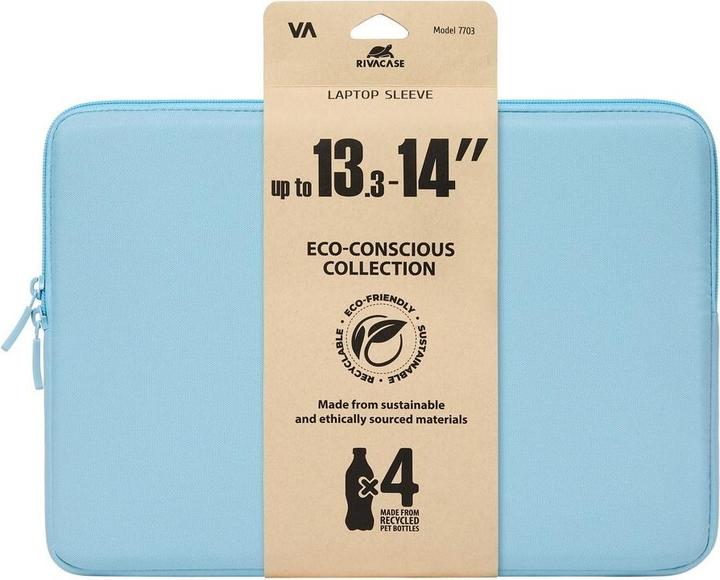 Actual product image Rivacase Suzuka 7703 pastel blue (14")