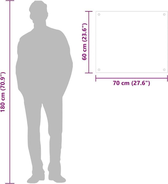 Produktbild vidaXL Küchenrückwand