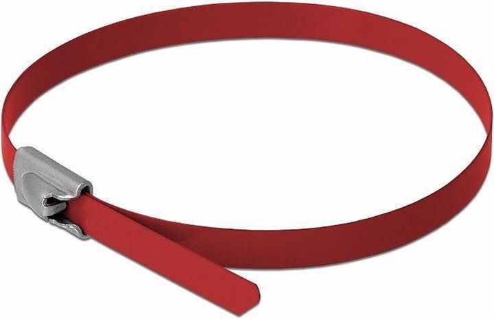 Produktbild Delock Edelstahlkabelbinder 400x4,6 10 Stk. (Metallkabelbinder, 400 mm, 10 Stk.)