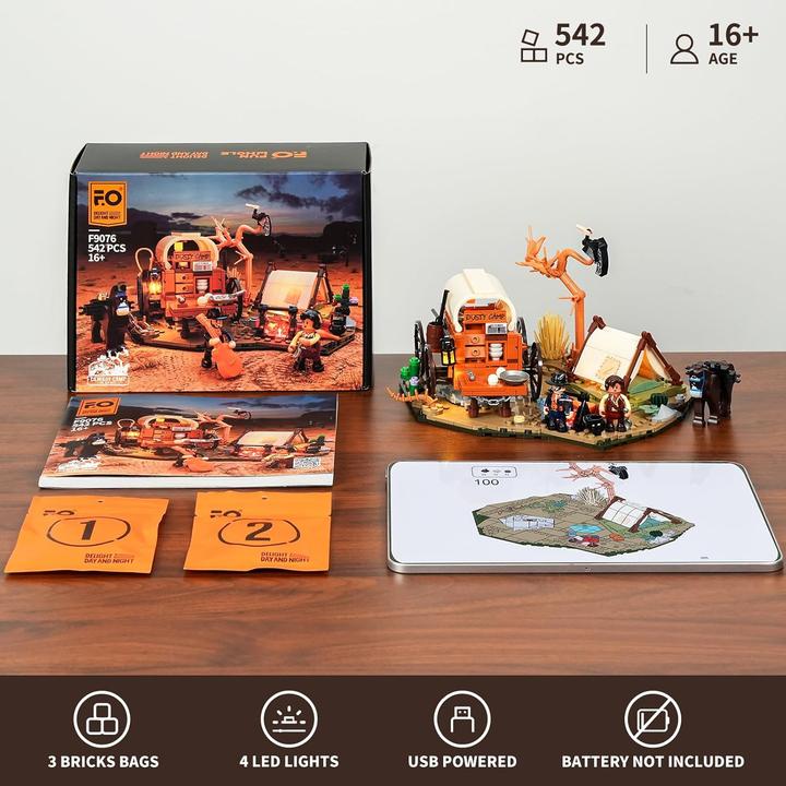 Actual product image Lumibricks Cowboy Camp