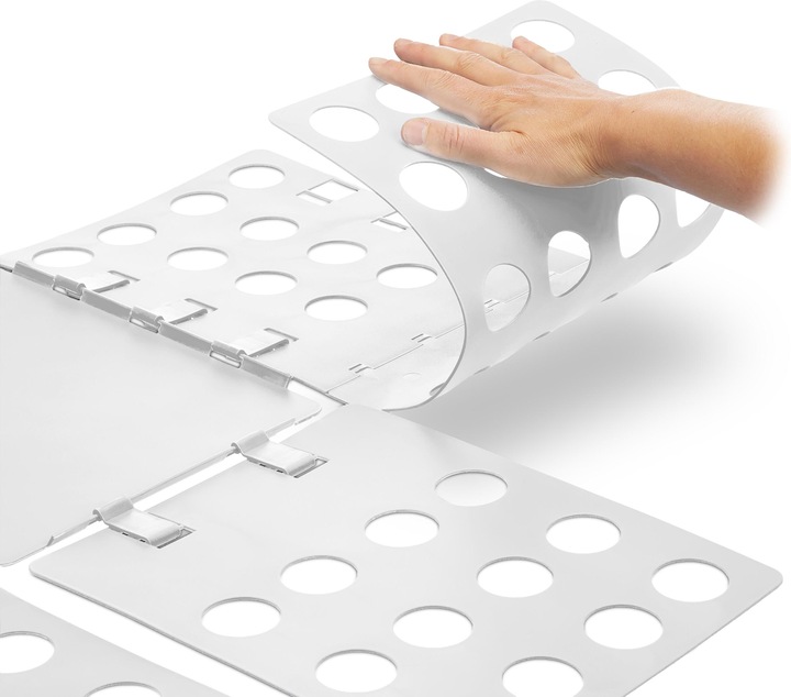 Image du produit Relaxdays Planche à plier le linge plieur chemise