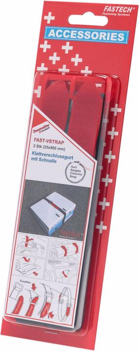 Produktbild Fastech Schlaufenband Fast Vstrap (Klettkabelbinder, 900 mm, 2 Stk.)