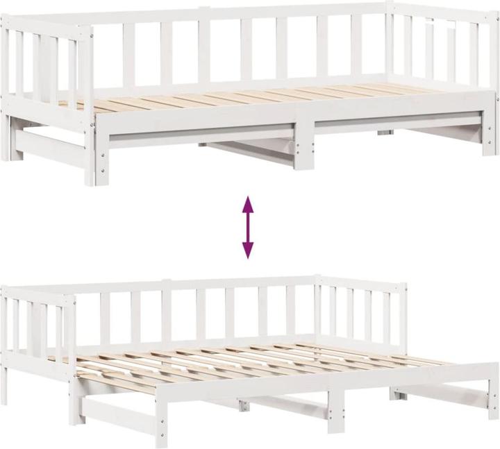 Actual product image vidaXL ausziehbares Tagesbett