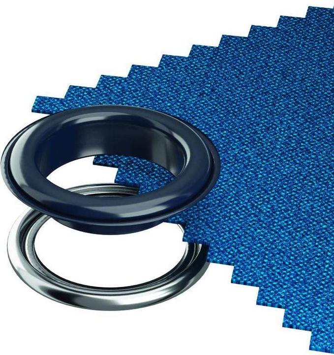 Immagine prodotto Prym Occhielli con dischi MS, colore navy-argento 14 mm, 15 pezzi.