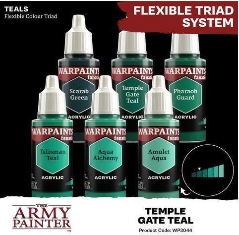 Produktbild The Army Painter Farbe Warpaints Fanatic: Temple Gate Teal 18 ml