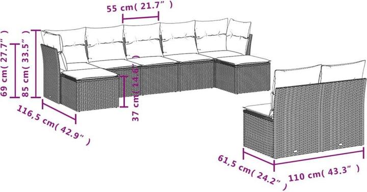 Produktbild vidaXL Armani