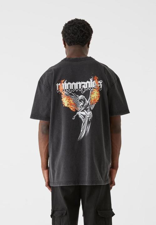 Actual product image Mjgonzales Heavy Acid Washed - Burning Wings (S)