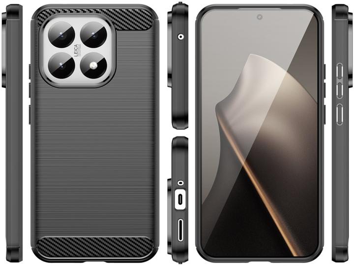 Actual product image Screenguard Carbon Brushed Soft TPU Hülle (Xiaomi 15T)