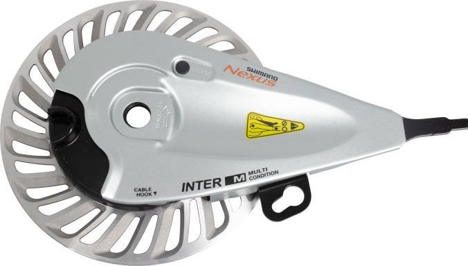 Produktbild Shimano Rollerbremse Nexus BR-C6000-F vorne m/Mutter M10 (Vorderradbremse, Bremssattel)