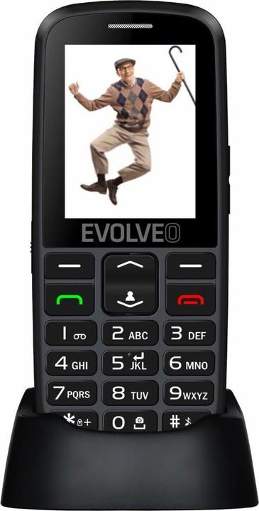 Image du produit Evolveo EasyPhone EG (2.4") Téléphone Senior Noir (2.40")