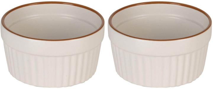 Furber Auflaufform-Set 200 ml Rund, Sandweiss