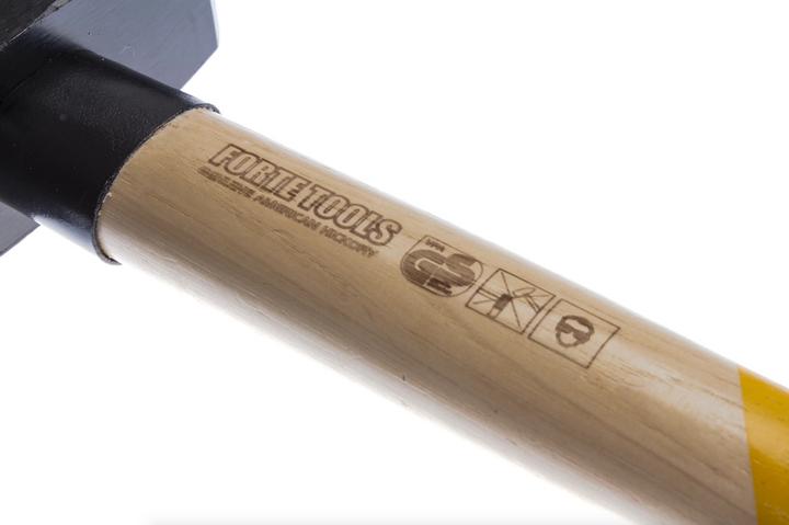 Actual product image Forte tools Mallet with wooden handle, 2000 g head weight, hammer with wooden handle, premium tool, gesch (2290 g)