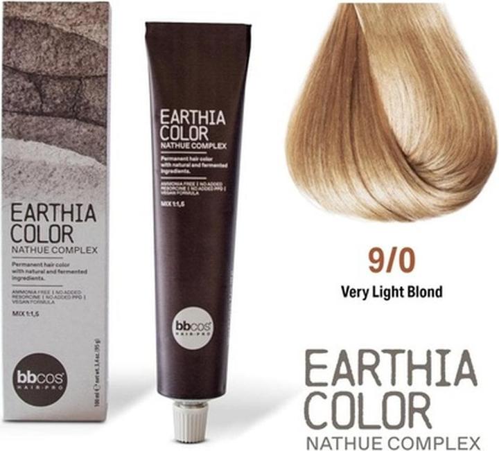 Immagine prodotto BB Cos Bbcos Earthia Color Nathue Complex 900 Intensive Very Light Blond 100ml (900 Biondo Intensivo Molto Chiaro)