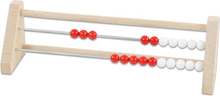 Actual product image Betzold Student calculating frame ZR 20 red/white