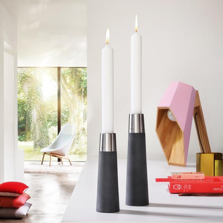Actual product image Blomus Candlestick with candle LUMO