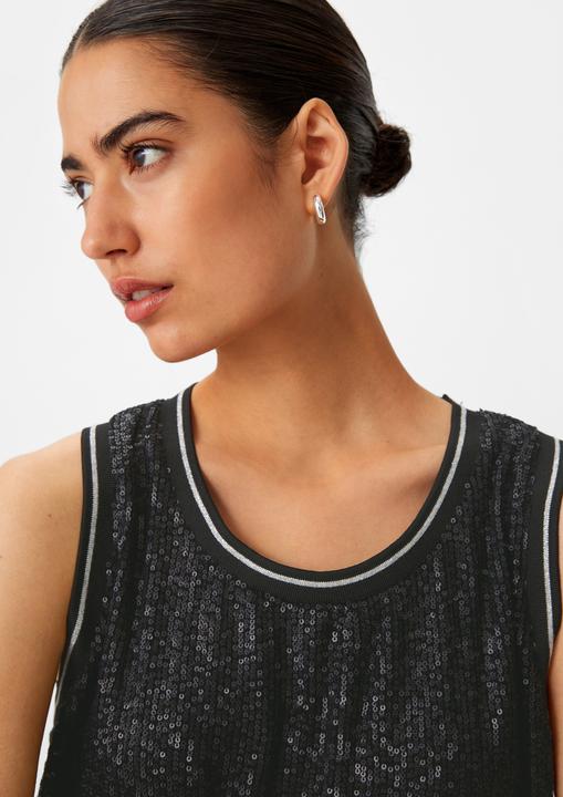 Actual product image Comma Bluse Blusentop mit Pailletten (38)