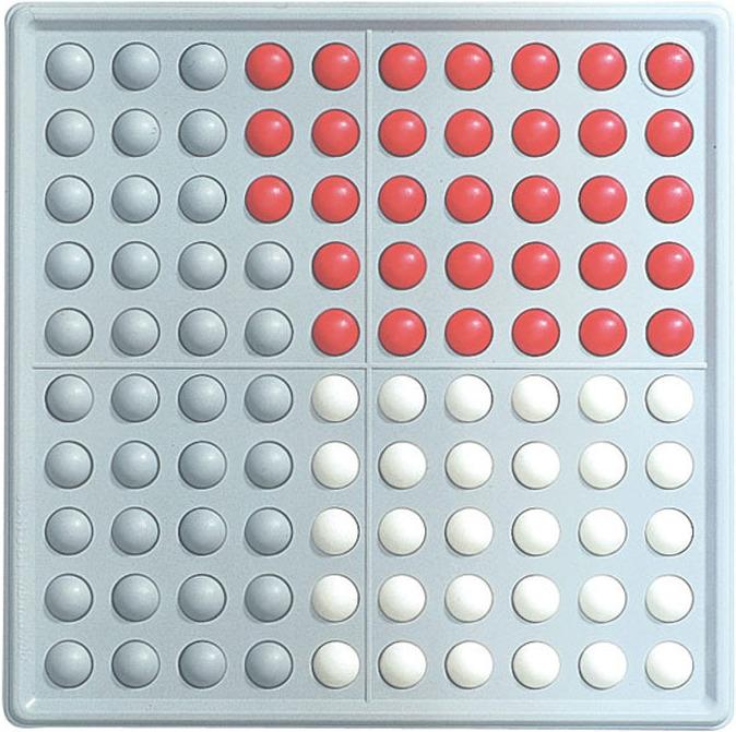 ABACO 100, red / white, blocks