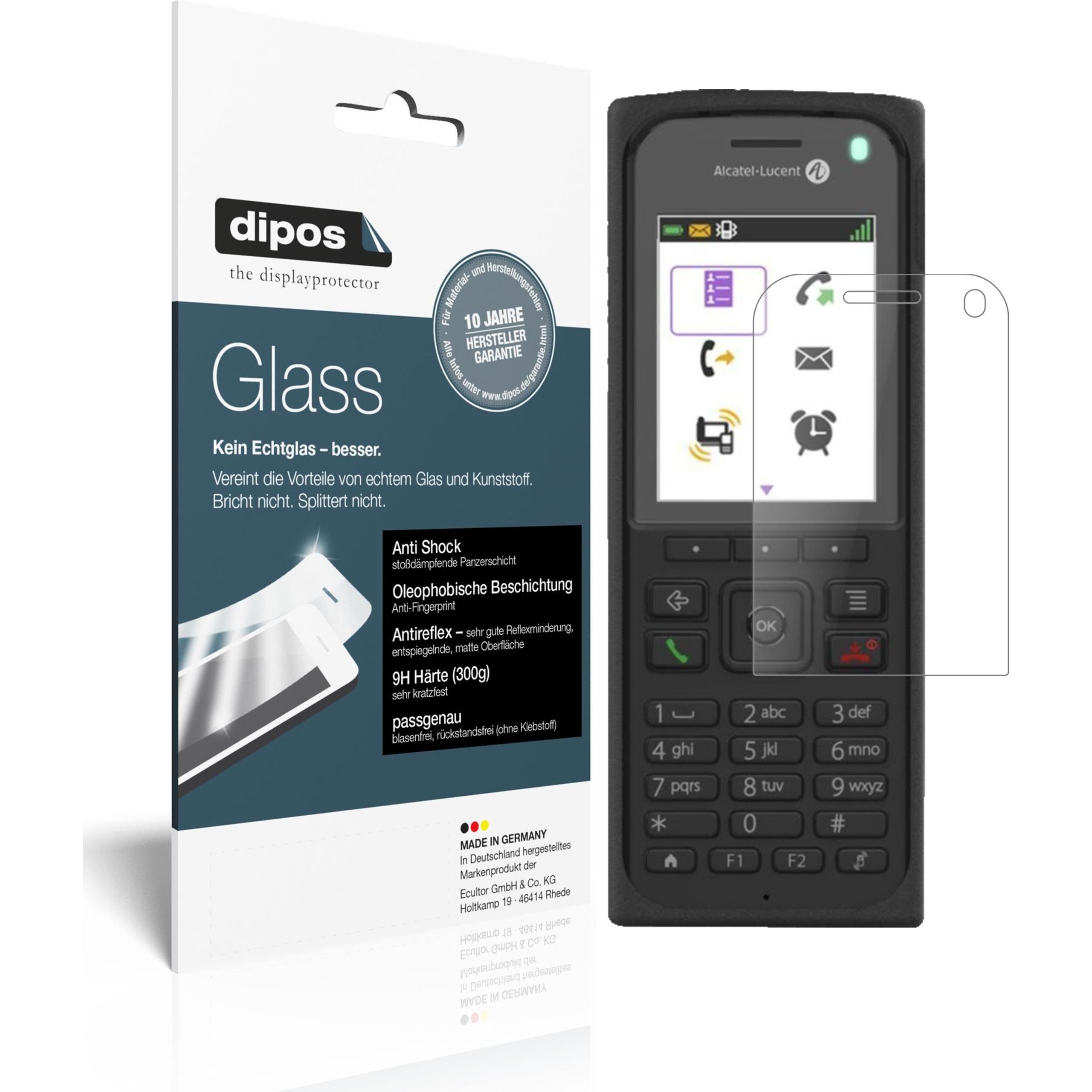 Dipos Displayschutz Anti-Shock (1 Stück, Alcatel 8262), Smartphone Schutzfolie, Transparent