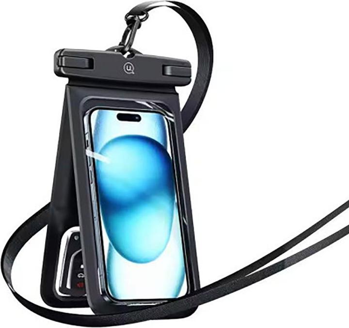 Actual product image Usams Case wodoodporne podwójne 6.7" IP68 czarny/black FSD1401 (YD014)