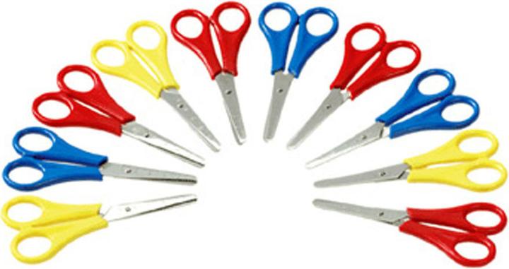 Produktbild Betzold Sparset mit 10 Bastelscheren, rund (13 cm)