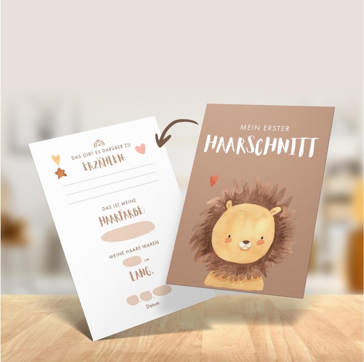 Image du produit Eulentaler Cartes de voeux pour bébé Boho