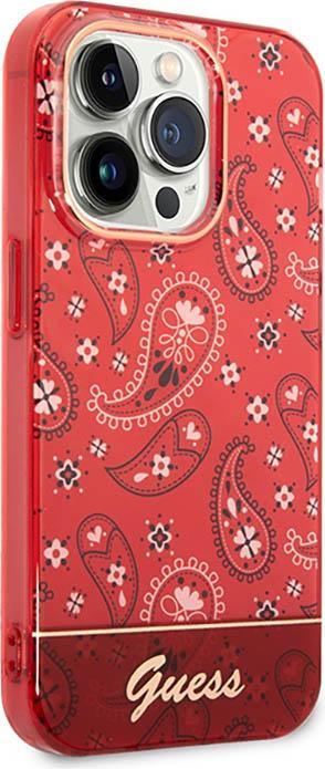 Image du produit Guess GUHCP14XHGBNHR iPhone 14 Pro Max 6,7" czerwony/red hardcase Bandana Paisley (Apple iPhone 14 Pro Max)