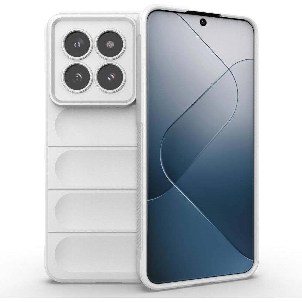 Cover-Discount Xiaomi 14 Pro - Rugged Protective Cover weiss (Xiaomi 14 Pro), Smartphone Hülle, Weiss