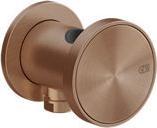 Produktbild Gessi Origini Wandanschlussbogen mit Brausehalter, Eigensicher, 1/2 Anschluss, Wandmontage
