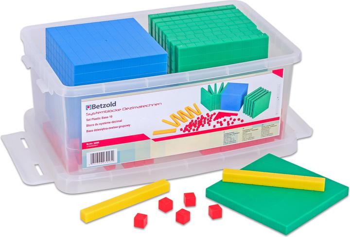 Produktbild Betzold Zehner-Systemsatz aus Kunststoff in Box (Deutsch)
