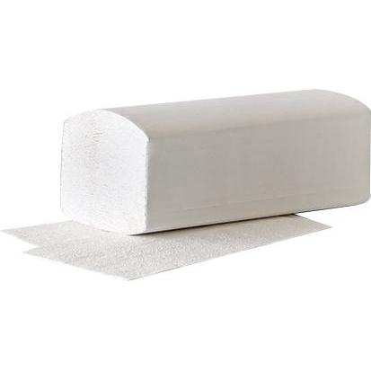 Fripa Handtuchpapier ECO, 250 x 230 mm, V-Falz, weiss 2-lagig, aus 100% Altpapier - 1 Stück (4012104, Haushaltspapier, W...