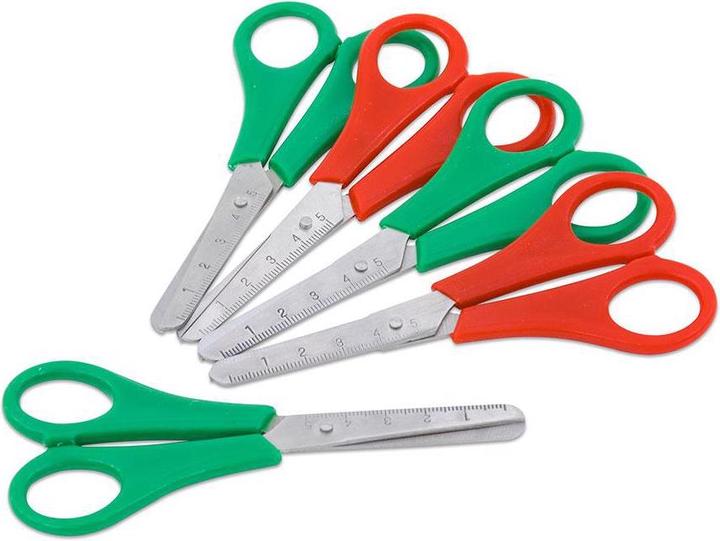 Image du produit Betzold Ciseaux de bricolage, ronds, droits : 5 pièces (13 cm)