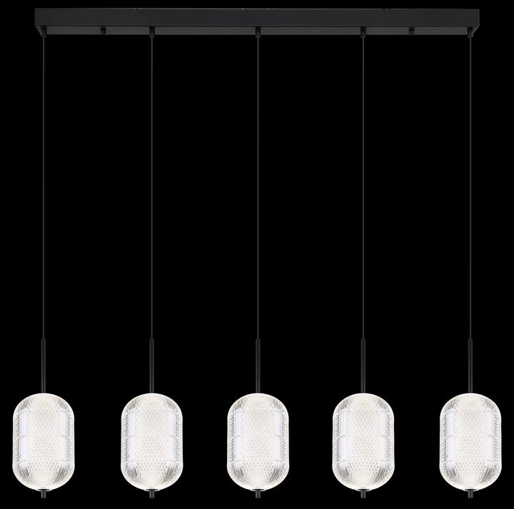 Image du produit Globo Lampe à Suspendre Métal Noir Mat, 1xled (6790 lm)