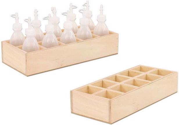 Produktbild Betzold Holzbox für Kleberflaschen (13 x 30 x 6 cm, 2.50 l)