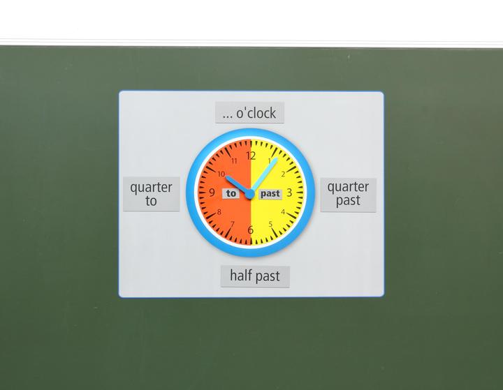 Image du produit Betzold Horloge d'enseignement : Quelle est l'heure? (Anglais)
