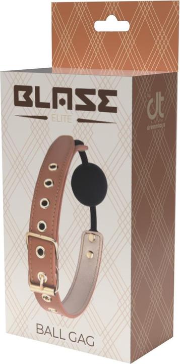 Produktbild Dreamtoys blaze elite ball gag cognac vegan leather