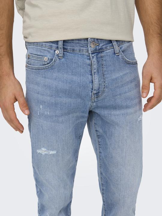 Actual product image Only & Sons ONSLOOM Niedrige Taille Slim Fit Jeans Slim Fit Jeans (W32/L34)