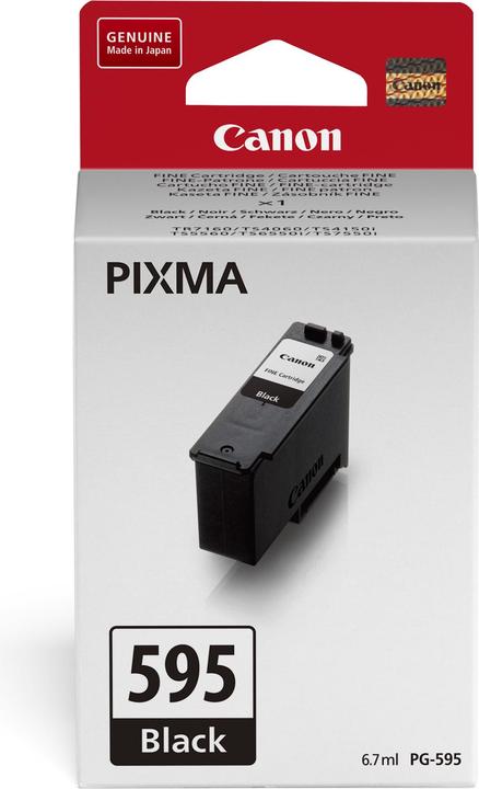 Actual product image Canon Patrone PG-595 black