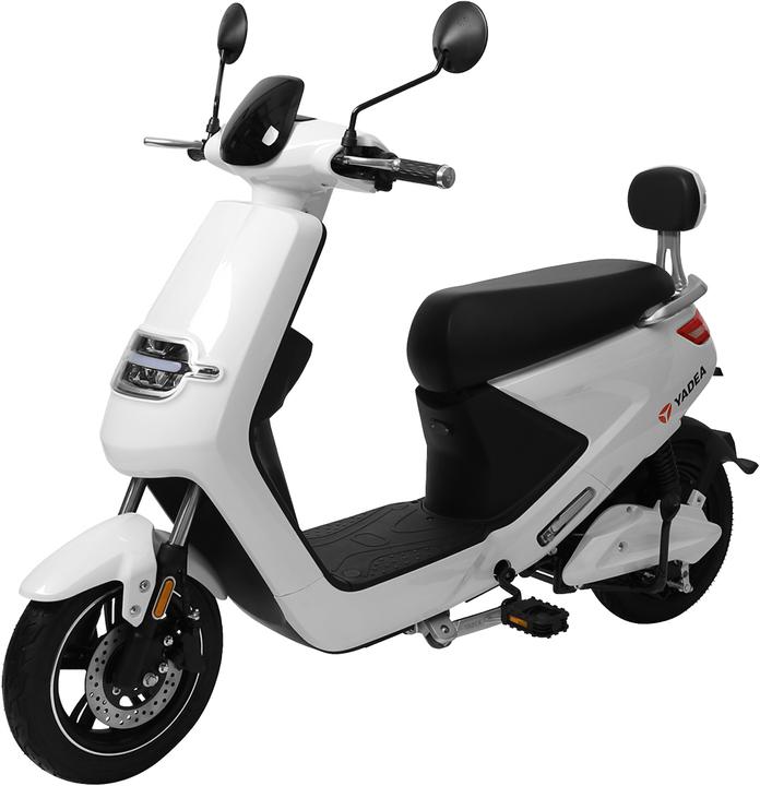 Produktbild Yadea Scooter EM38 weiss (25 km/h, 500 W)