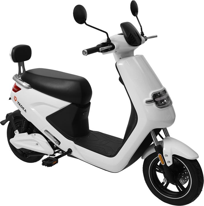 Produktbild Yadea Scooter EM38 weiss (25 km/h, 500 W)
