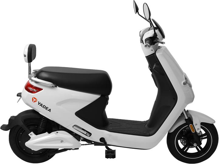 Produktbild Yadea Scooter EM38 weiss (25 km/h, 500 W)