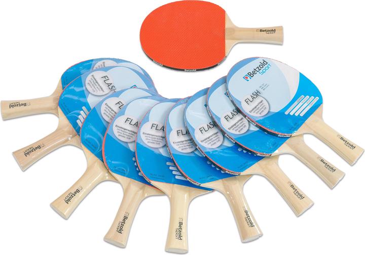 Actual product image Betzold Sport Table tennis bats Flash, set of 10