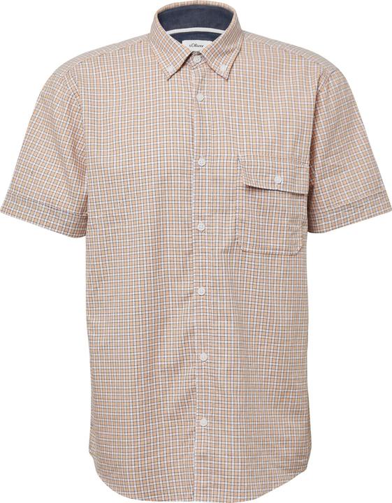 Image du produit S.Oliver Hemd Regular Fit: Kariertes Hemd aus Baumwolle mit Button-Down-Kragen (L)