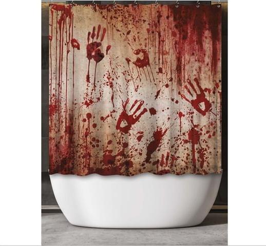 Produktbild Fiesta Blutüberströmter Duschvorhang (1 Stk.)